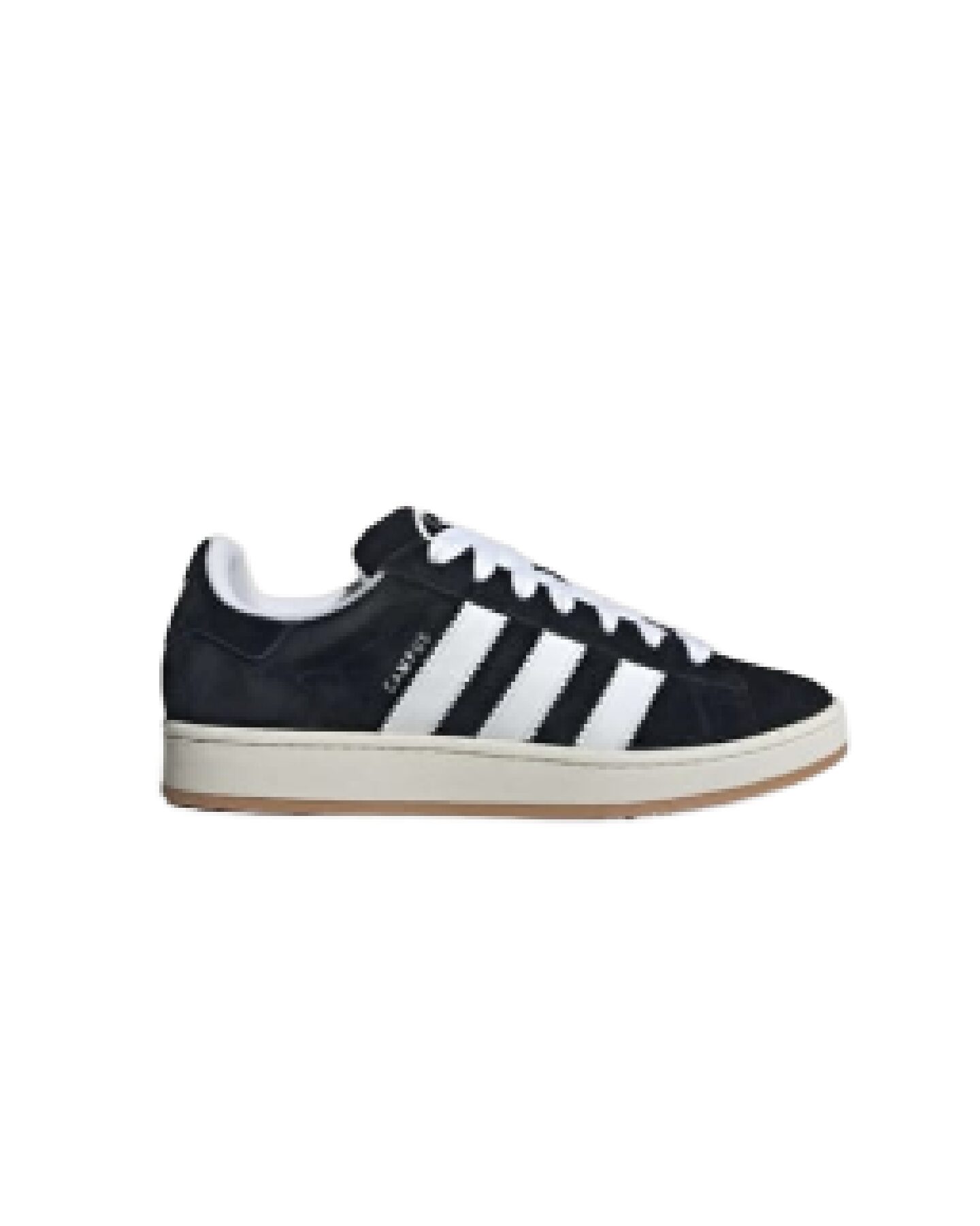 Zapatilla negra con tiritas
