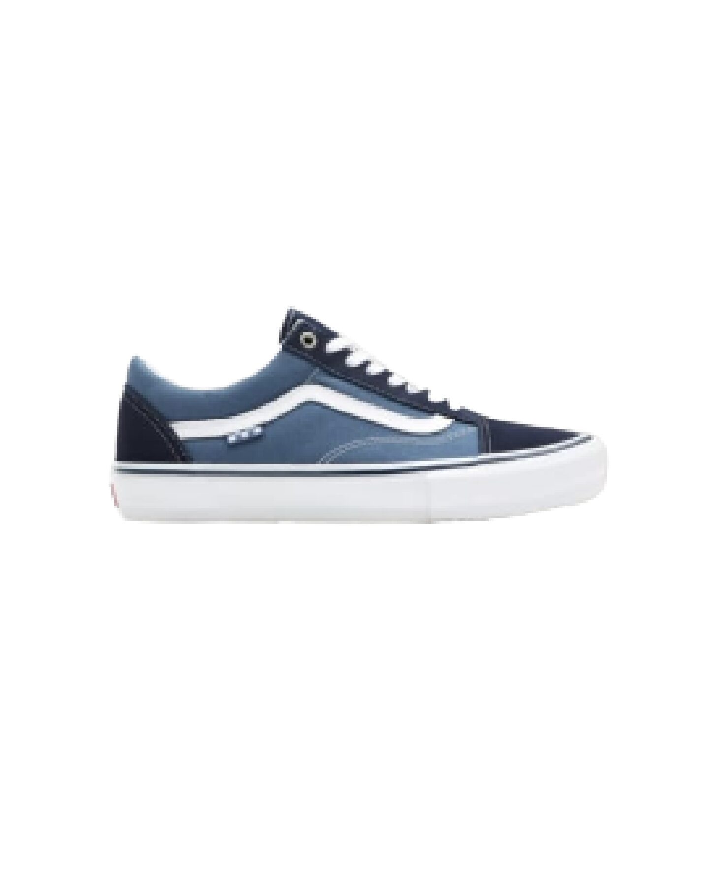Zapatilla azul con tirita