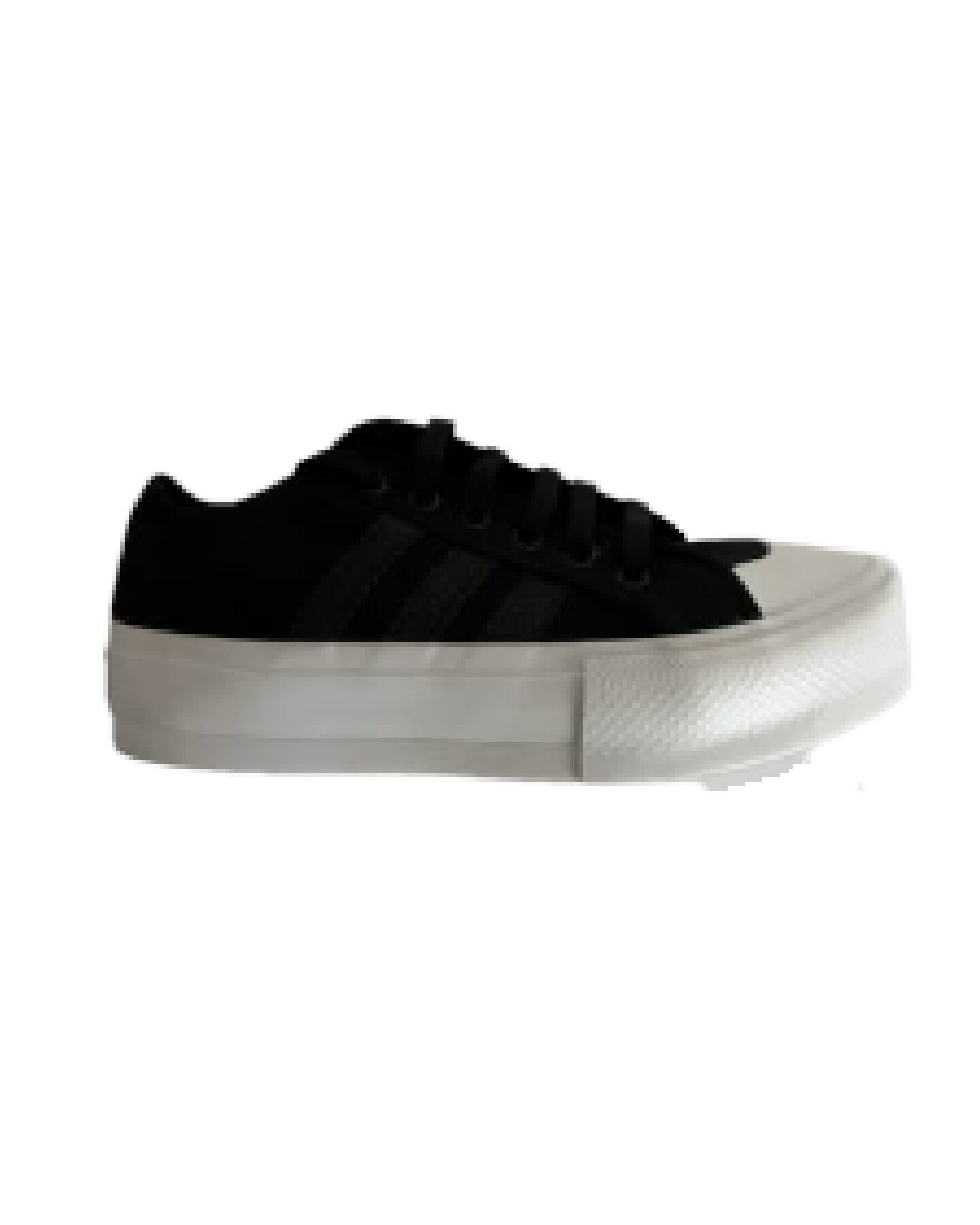 Zapatilla negra con plataforma