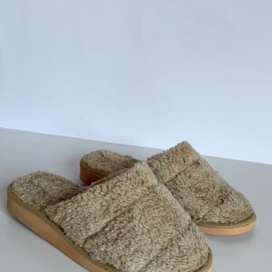 Pantufla Beige Peluche