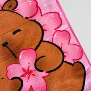 Toalla Capibara Rosa